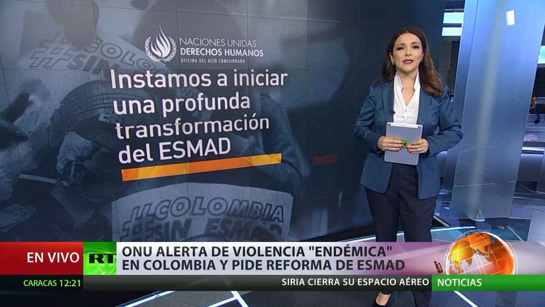 La ONU alerta de "violencia endémica" en Colombia y pide reforma del ESMAD