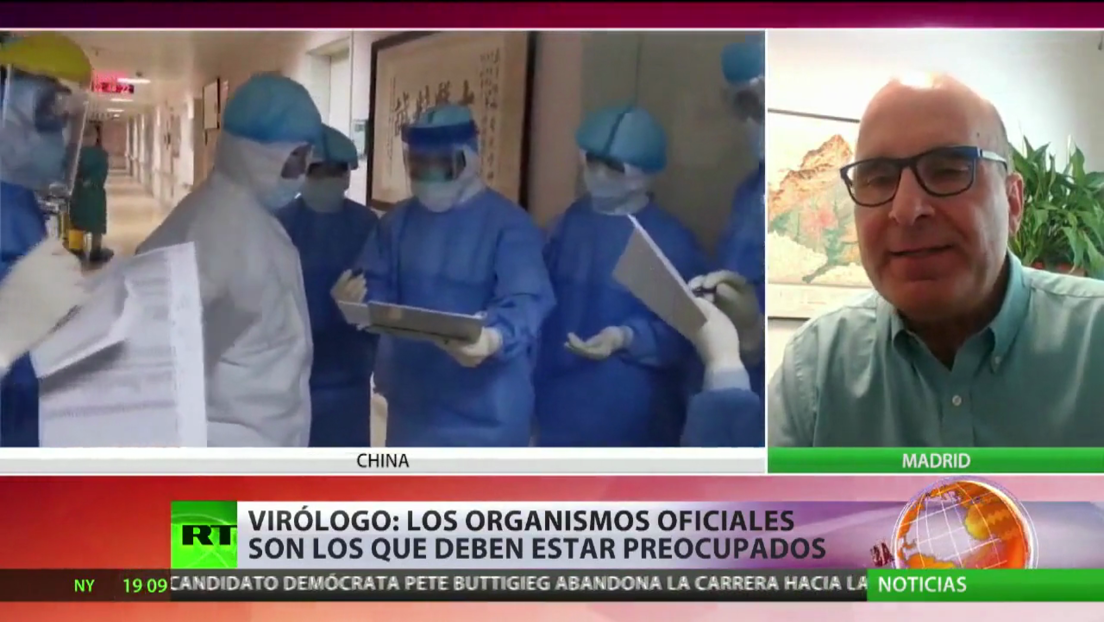 Virólogo sobre el brote de coronavirus: "Los organismos oficiales son los que deben estar preocupados"