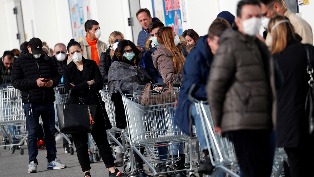 Ascienden a 52 las víctimas mortales por el coronavirus en Italia