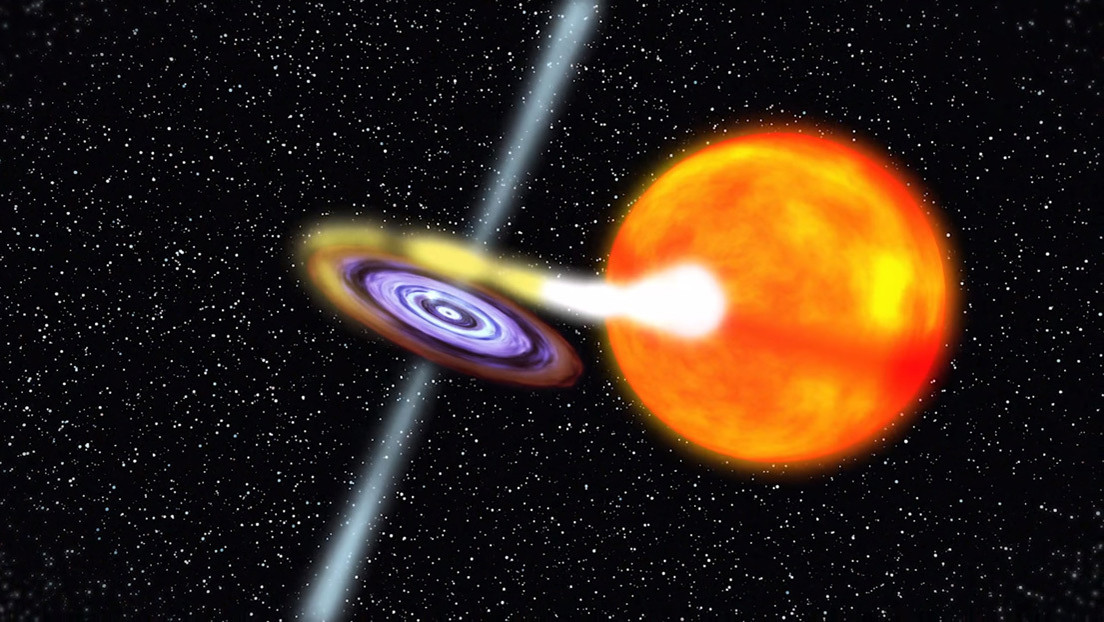 Un destello de rayos X lleva al descubrimiento de un agujero negro que 'está devorando' una estrella cercana