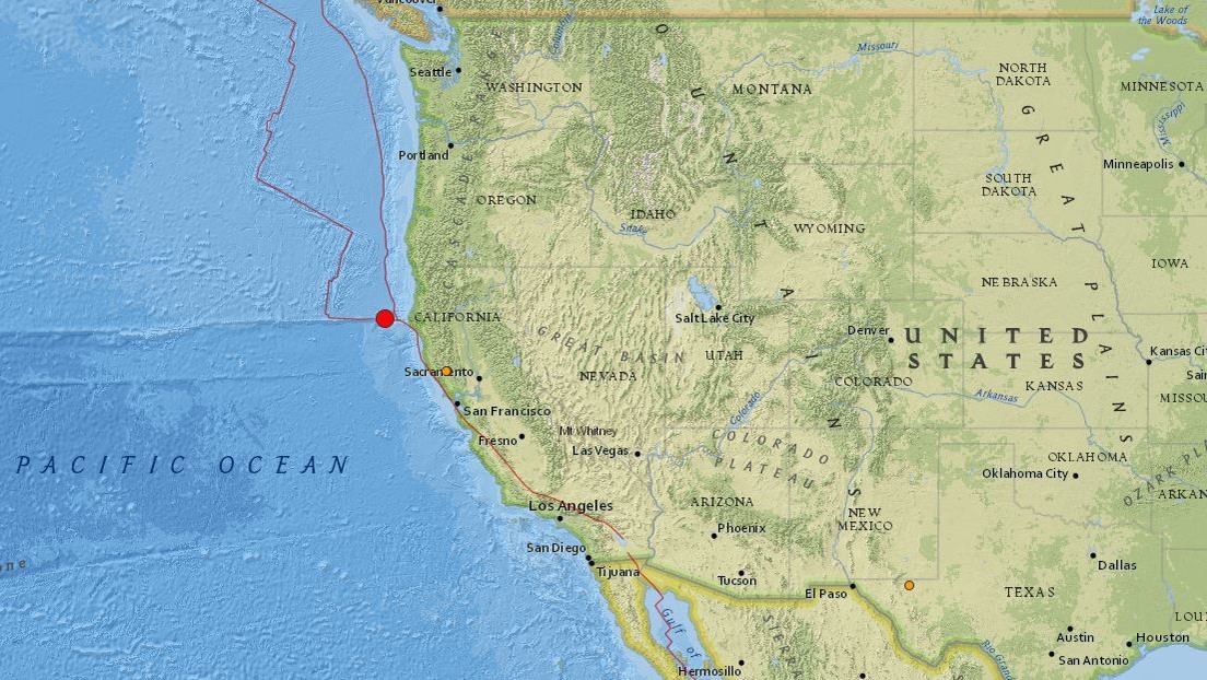 Un sismo de magnitud 5,9 sacude la costa de California