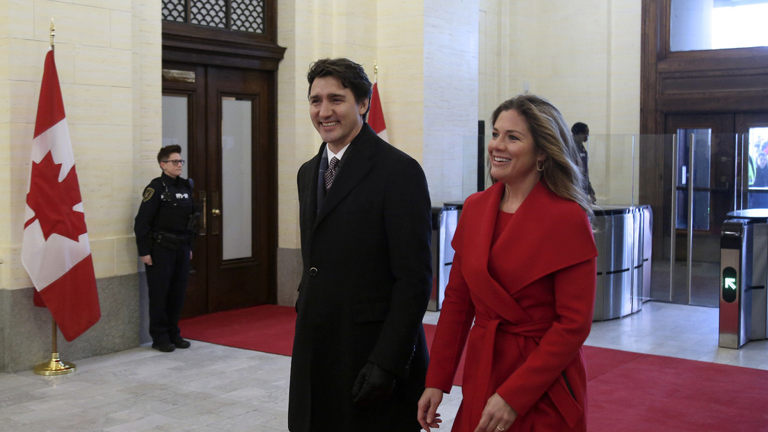 Justin Trudeau y su esposa, en autoaislamiento tras sufrir síntomas gripales la primera dama canadiense