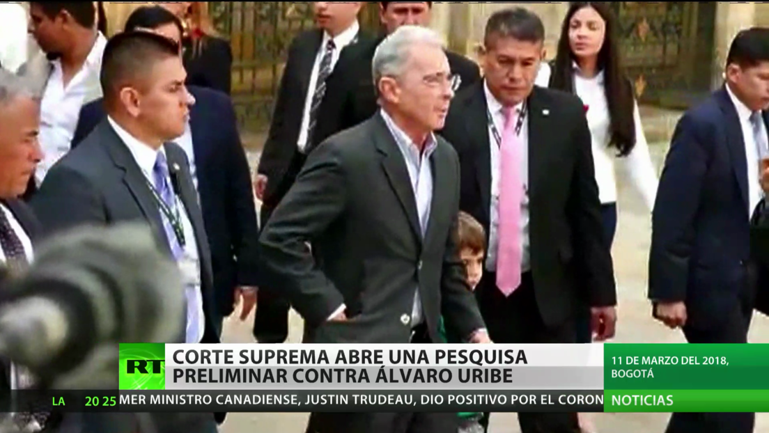 La Corte Suprema abre una pesquisa preliminar contra el expresidente de Colombia, Álvaro Uribe