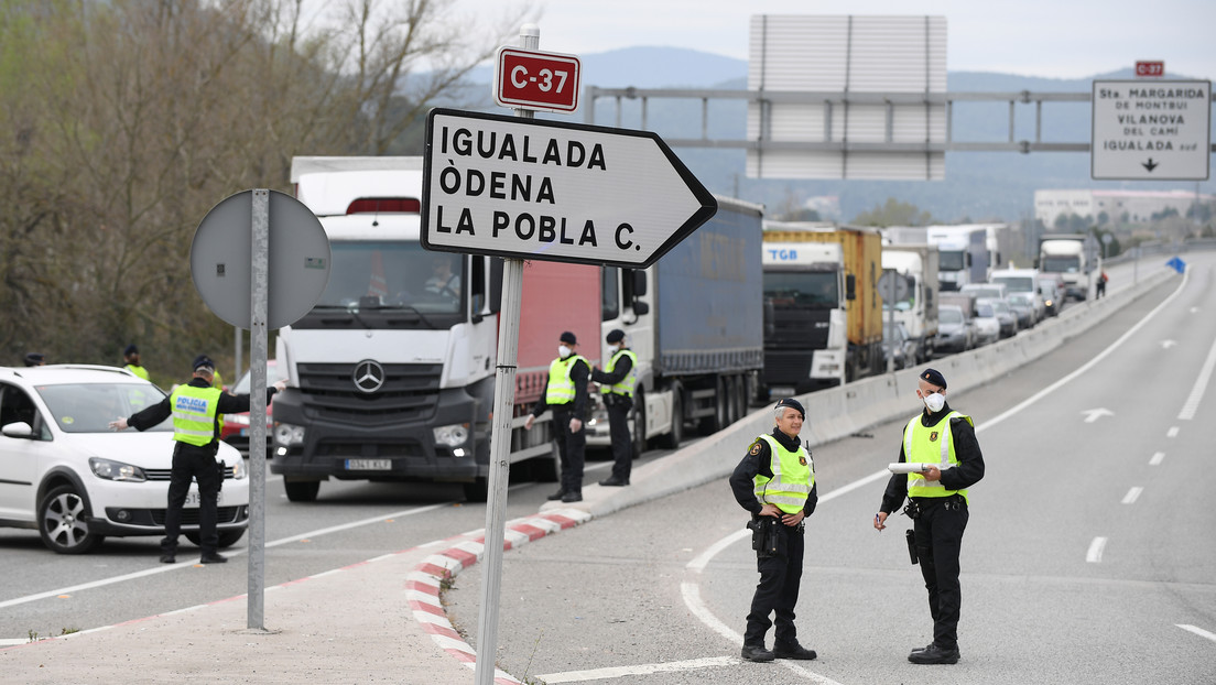 Cuarentena en España: 70.000 personas permanecen aisladas en 4 municipios de Cataluña