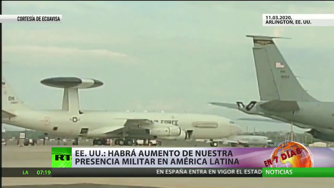 EE.UU. promete un aumento de su presencia militar en América Latina