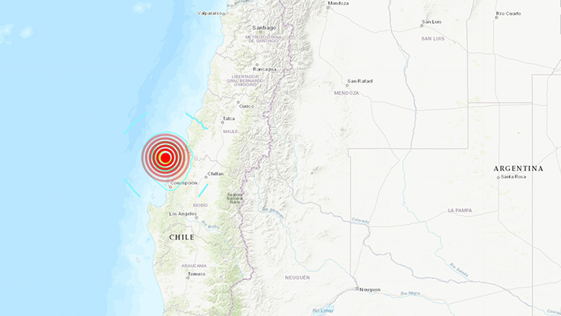 Se registra un sismo de magnitud 6,0 en Chile