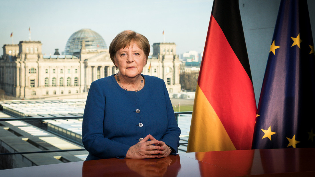 Merkel asegura que Alemania sufre "la mayor crisis desde la Segunda Guerra Mundial" por el coronavirus