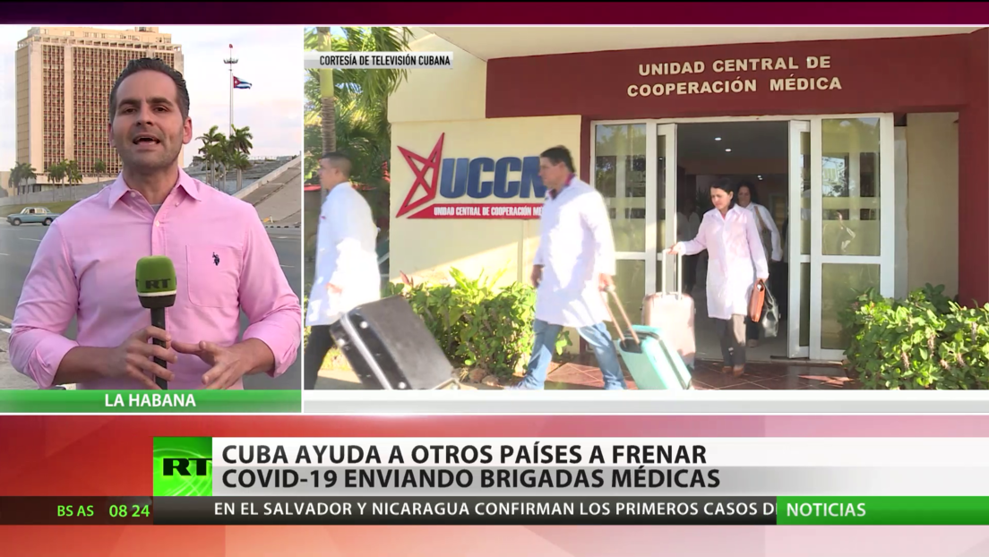 Cuba ayuda a otros países a frenar el covid-19 con el envío de brigadas médicas