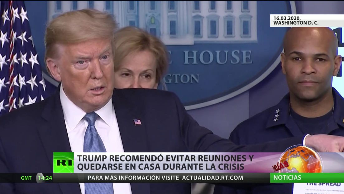 Trump anuncia pruebas gratis de coronavirus y vacaciones fiscales en EE.UU.