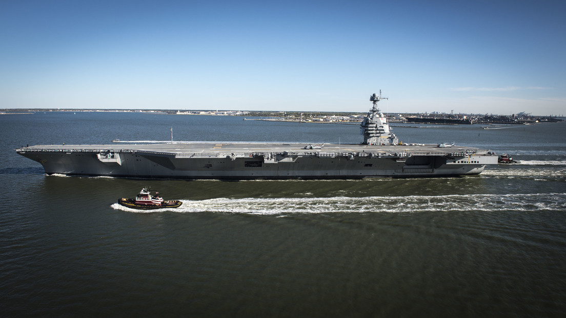 El portaviones más avanzado del mundo, USS Gerald R. Ford, tiene un inesperado problema con sus inodoros