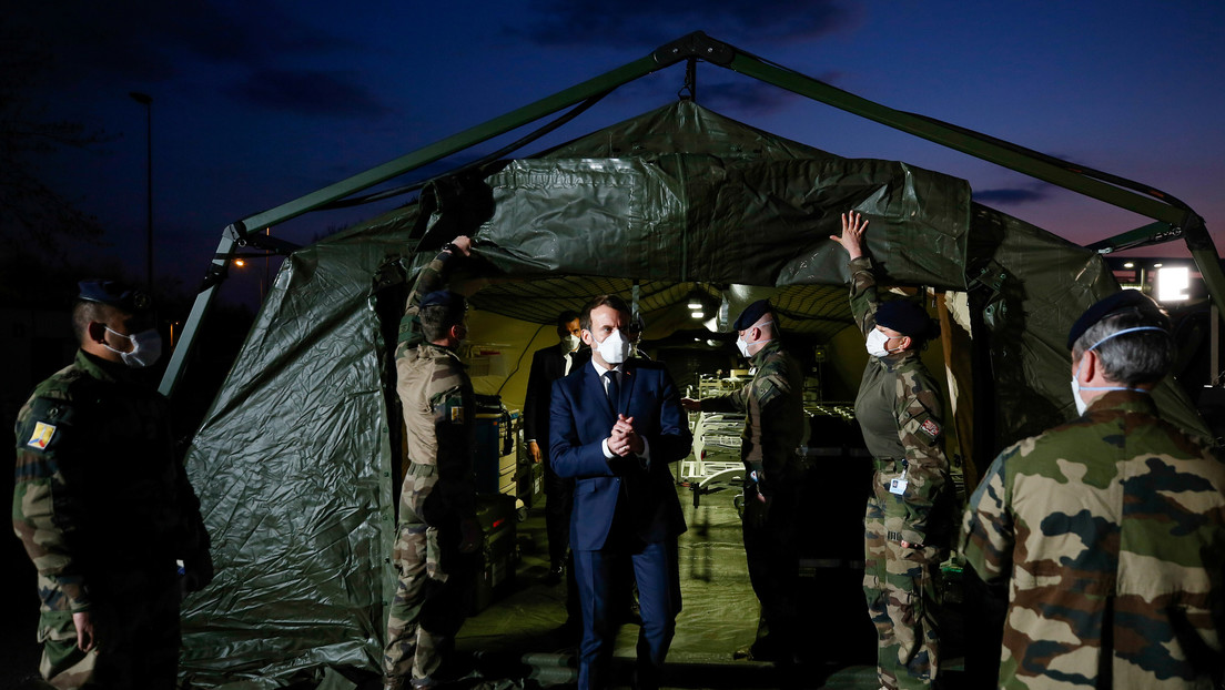 Macron lanza la operación militar 'Resiliencia' para ayudar a la población ante el coronavirus