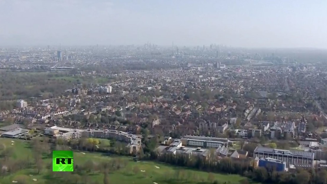 VIDEO: Imágenes aéreas de Londres en medio de la pandemia del coronavirus