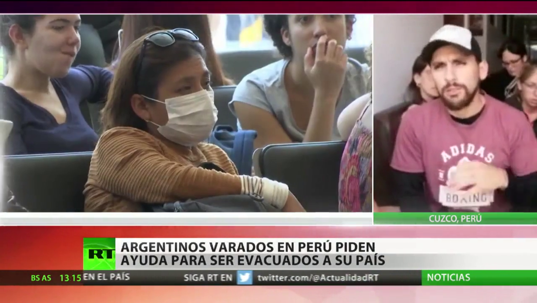 Argentinos varados en Perú piden ayuda para ser repatriados