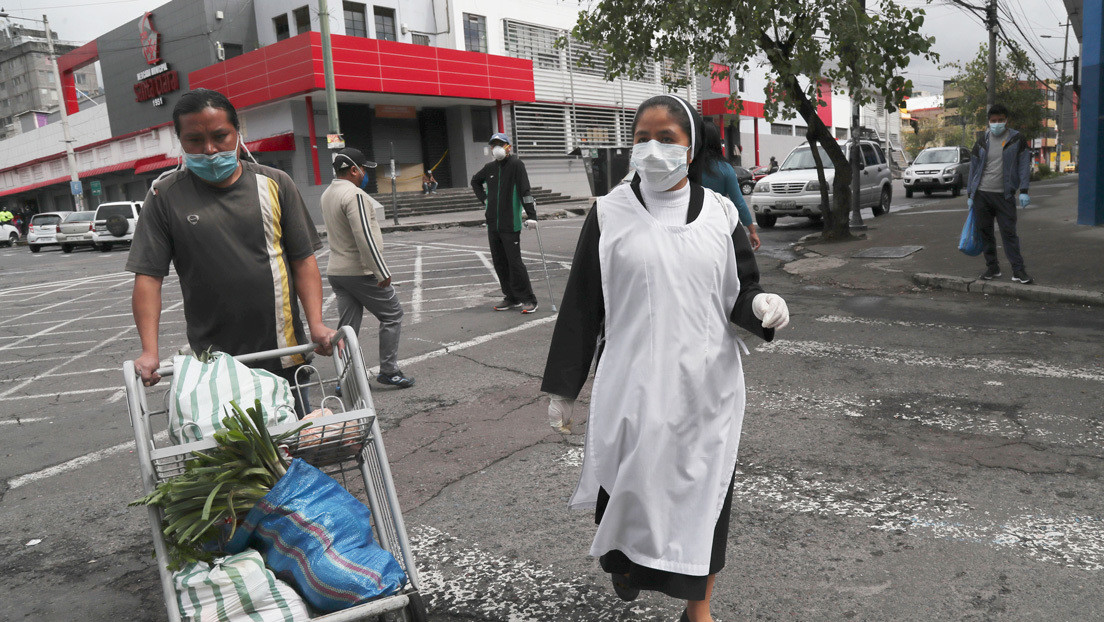 El número de fallecidos por coronavirus en Ecuador asciende a 60 y hay 1.962 contagiados