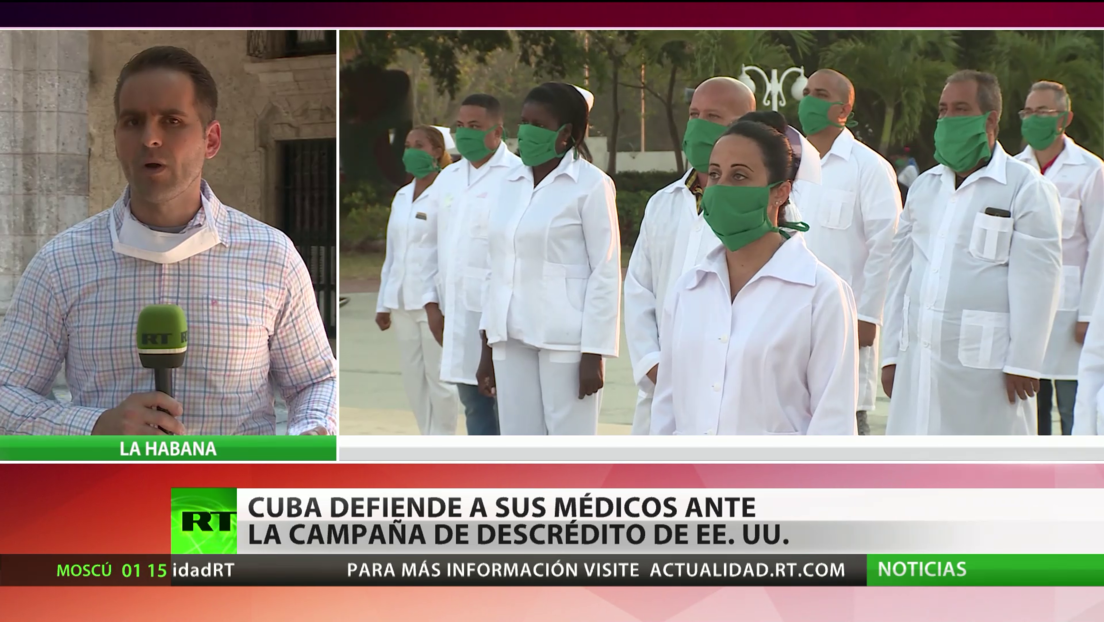 Cuba defiende a sus médicos que ayudan a combatir el coronavirus en medio de la campaña de descrédito de EE.UU.