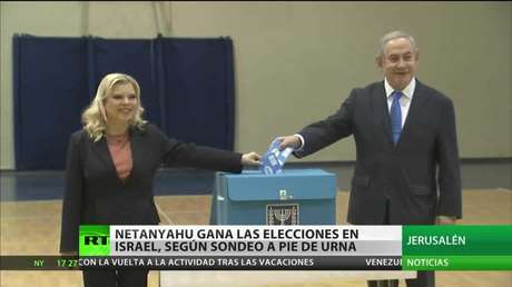 Netanyahu gana las elecciones en Israel, según sondeos a pie de urna