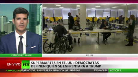 Supermartes en EE.UU.: los demócratas definen quién se enfrentará a Trump