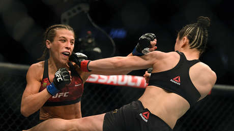 FOTO: El irreconocible y deformado rostro de la polaca que protagonizó una colosal pelea por el título de la UFC