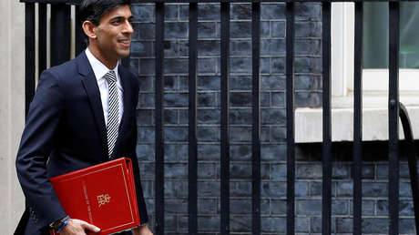 VIDEO: La carpeta del ministro de Finanzas británico cambia 'mágicamente' de color mientras camina y confunde a la Red