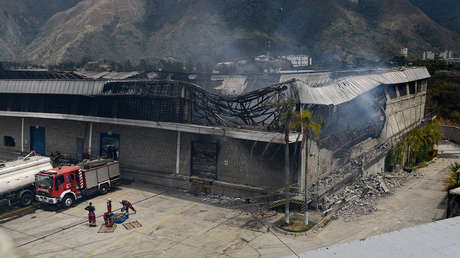 El Gobierno de Venezuela afirma que el incendio en el Consejo Nacional Electoral fue "un acto terrorista"