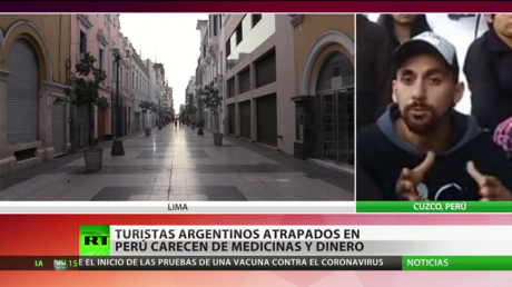 Turistas argentinos atrapados en Perú por la cuarentena carecen de medicinas y de dinero