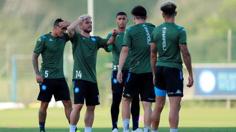 El Nápoles anuncia que reanudará sus entrenamientos en medio de crisis por el covid-19 y desata la polémica