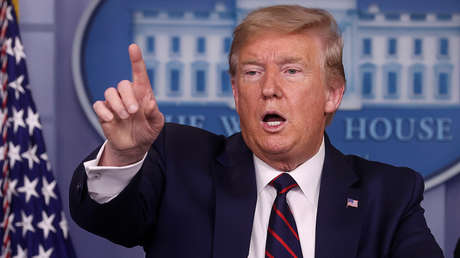 Trump en medio de la pandemia del covid-19: "Hace 22 días teníamos la mayor economía del mundo y luego nos golpeó el enemigo invisible"