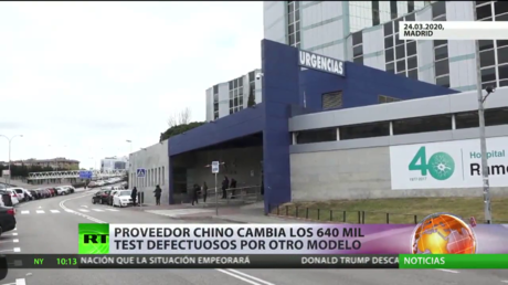 Proveedor chino cambia los 640.000 test defectuosos que compró España por otro modelo