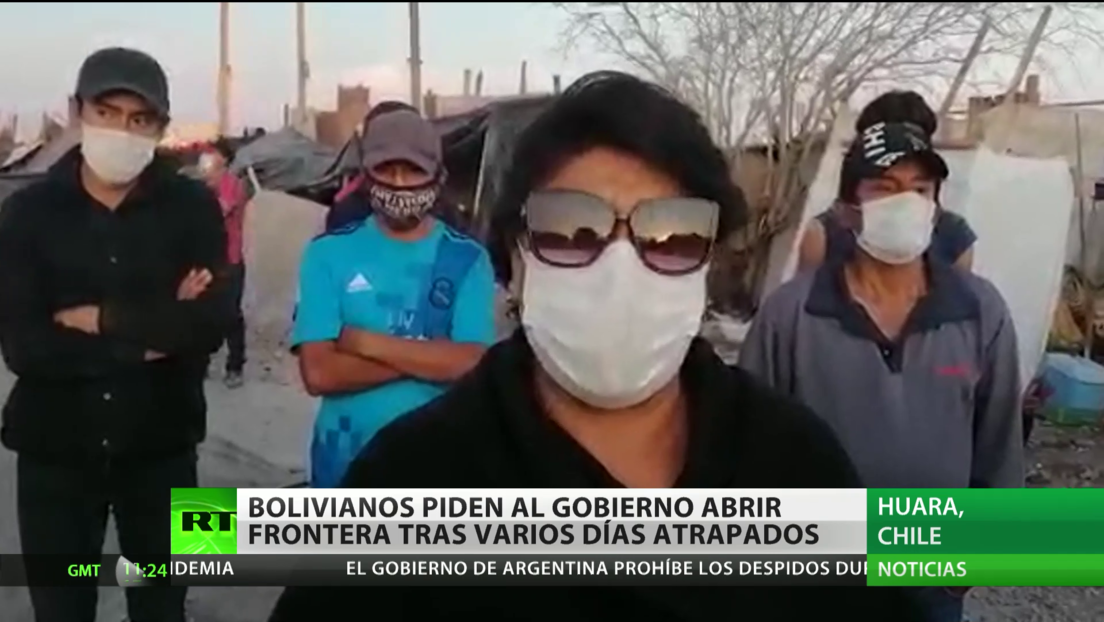 Bolivianos varados en Chile piden a las autoridades de su país que les abran la frontera