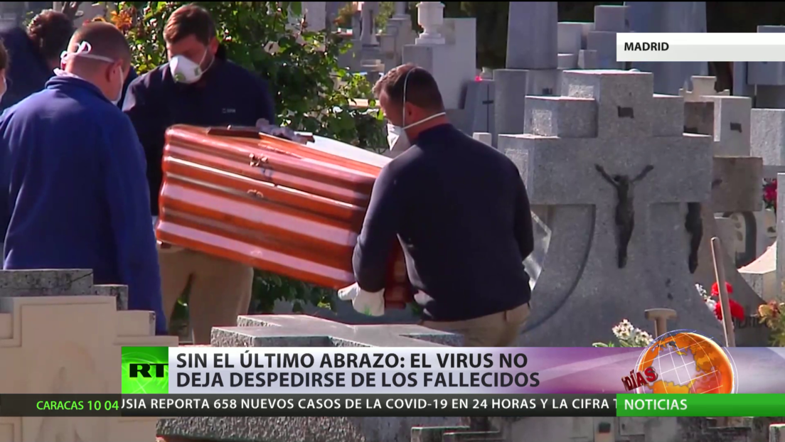 Sin el último adiós: En España el coronavirus no deja a los familiares despedirse de sus fallecidos