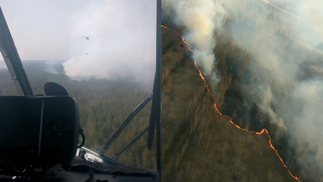 VIDEO: Arden los bosques de la zona de exclusión de Chernóbil
