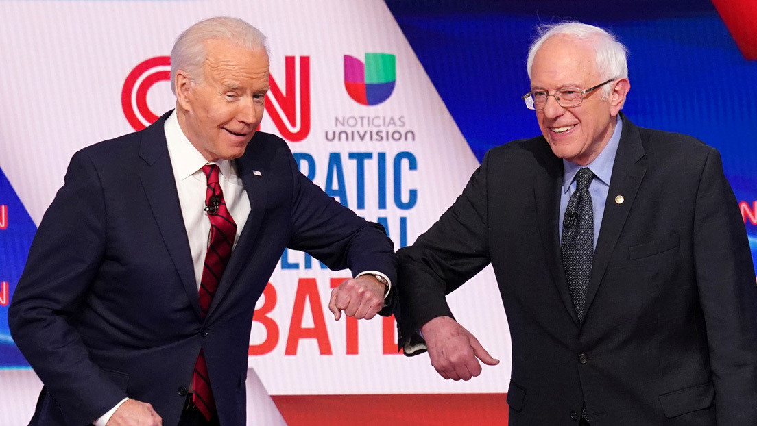 El excandidato presidencial Bernie Sanders anuncia su respaldo a Joe Biden