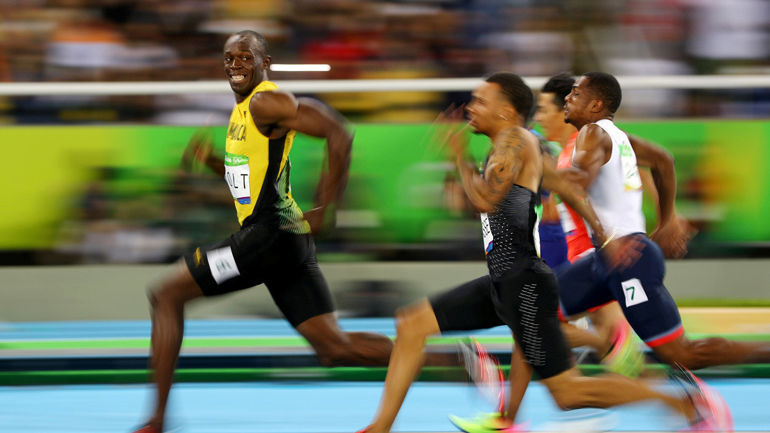 Usain Bolt destaca la importancia del distanciamiento social con su mejor foto olímpica