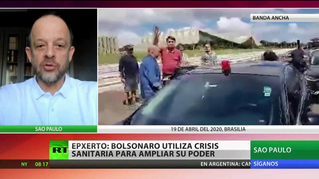 Experto: "Bolsonaro está utilizando la crisis sanitaria en Brasil con fines políticos"