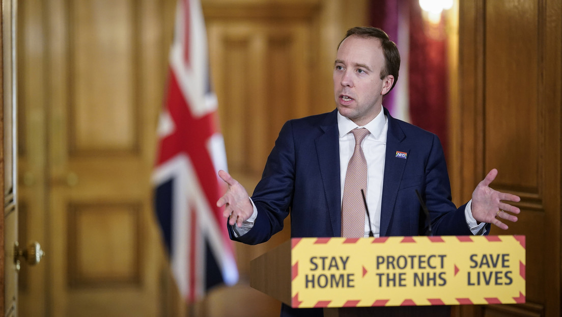 Secretario de Salud del Reino Unido: "Estamos en el pico de la pandemia"