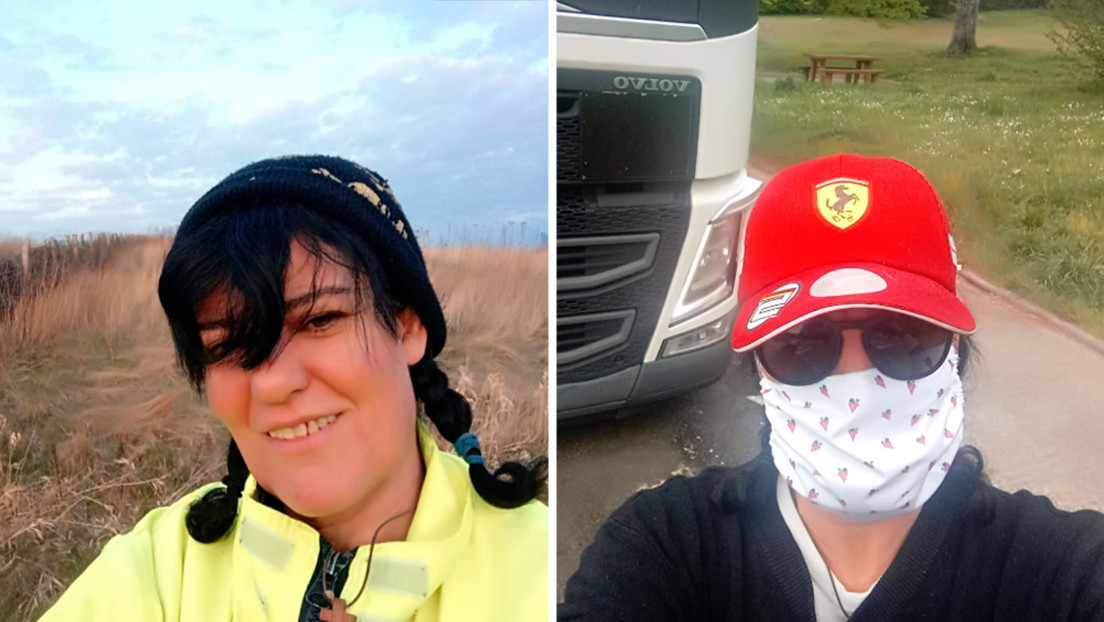 La historia de Angelique Ramírez, la apasionada camionera española que recorre Europa en plena pandemia
