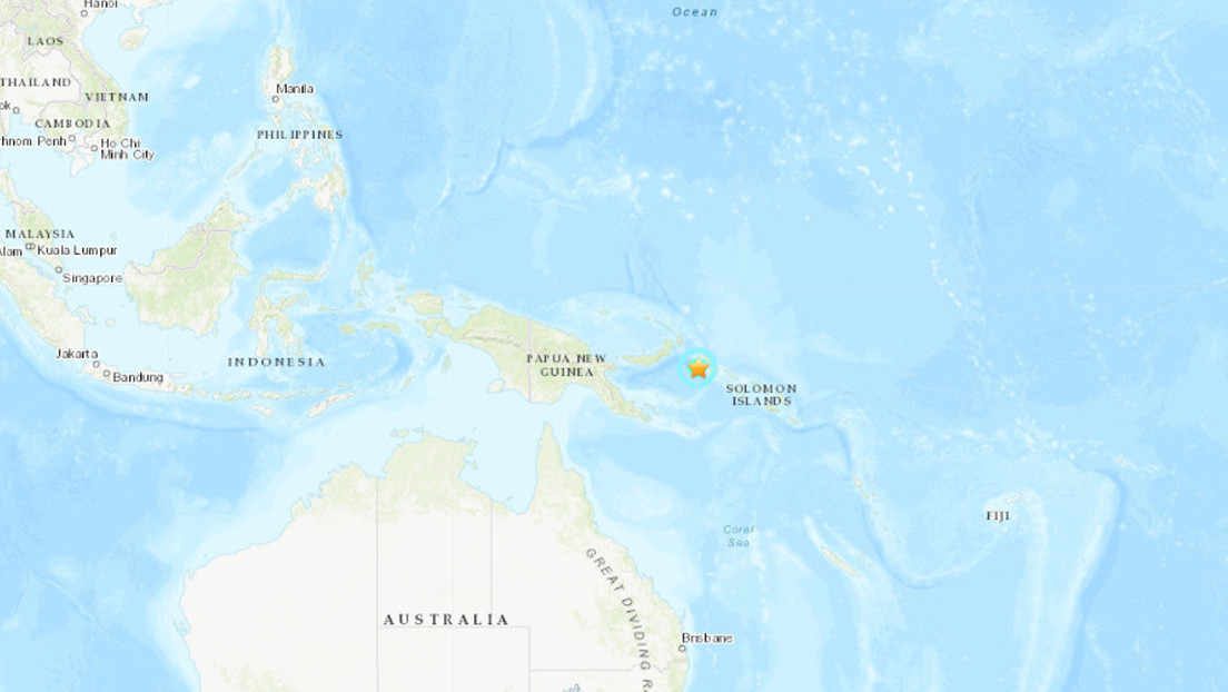 Se registra un sismo de 6,3 frente a las costas de Papua Nueva Guinea