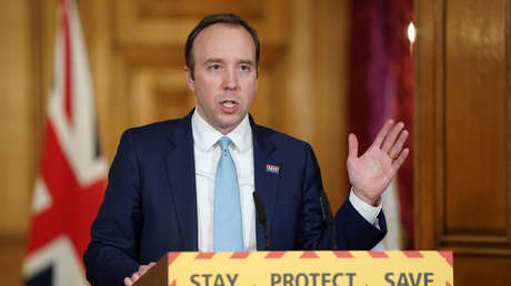 Secretario de Salud británico: La cuarentena salvó a hasta medio millón de personas