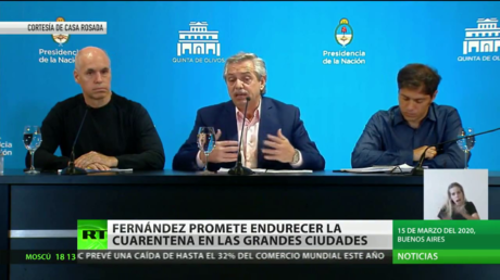 Fernández promete endurecer la cuarentena en las grandes ciudades de Argentina