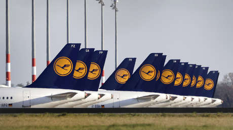 Lufthansa pierde más de un millón de dólares por hora a causa del coronavirus