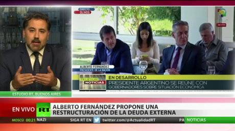 Alberto Fernández propone una restructuración de la deuda externa de Argentina