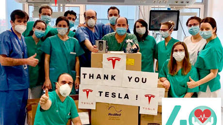 Elon Musk dona 40 respiradores artificiales a dos hospitales de España para la lucha contra el coronavirus