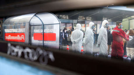 La Organización Panamericana de la Salud no recomienda el uso de túneles  y cabinas de desinfección