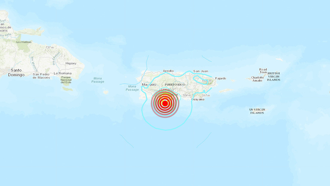 Puerto Rico sufre una serie de sismos de hasta 5,5 de magnitud