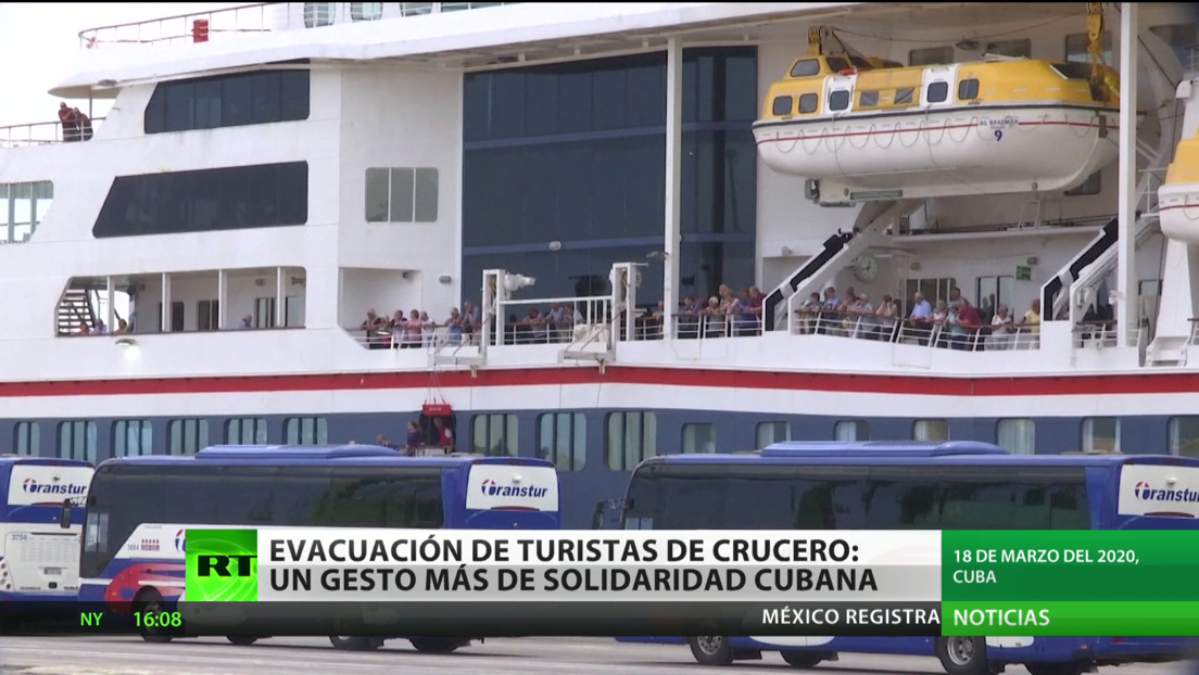 Un gesto de solidaridad cubana: la evacuación de los turistas del crucero británico con casos de covid-19