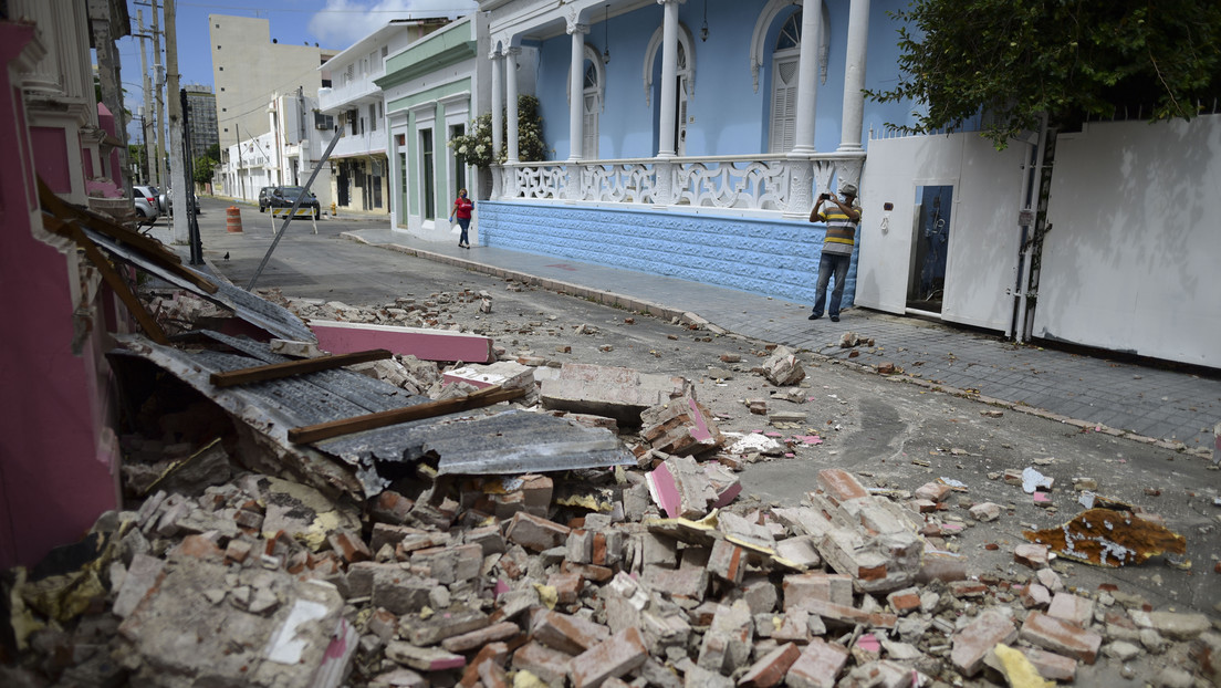 FOTOS: Un sismo de magnitud 5,4 sacude el sur de Puerto Rico y provoca daños y cortes de electricidad