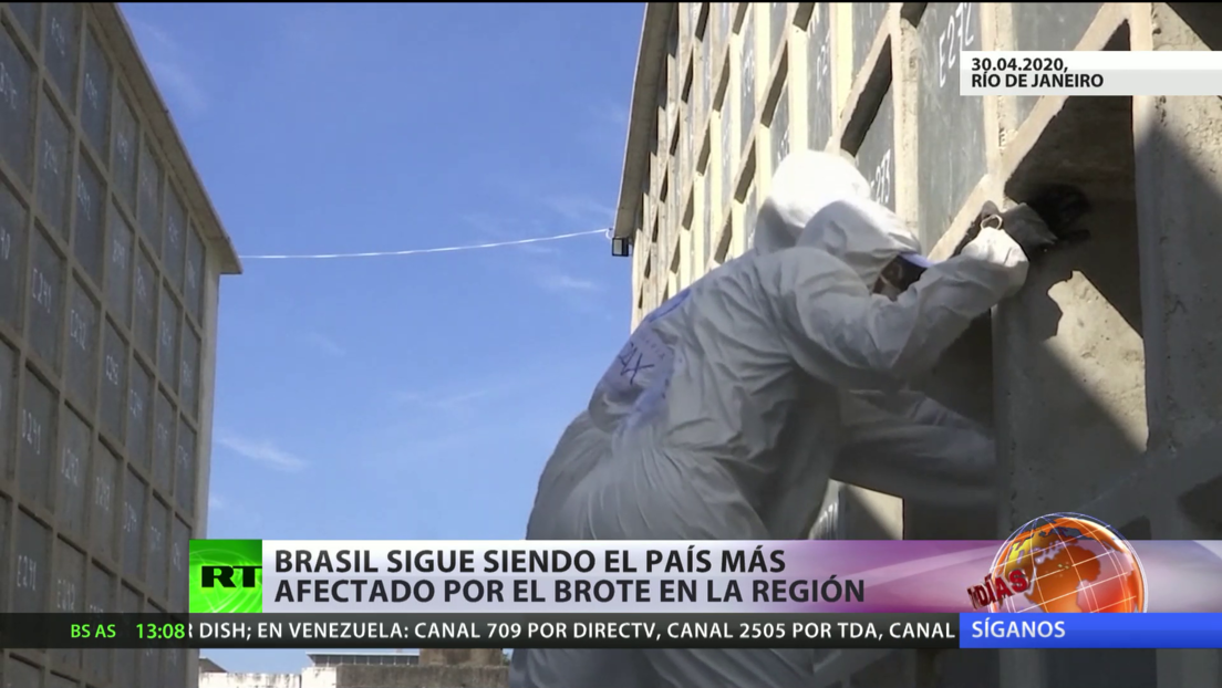 Brasil sigue siendo el país de América Latina más afectado por la pandemia de covid-19