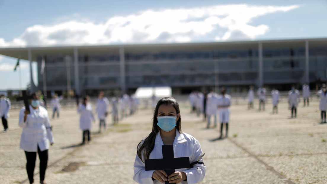 Brasil contabiliza 600 muertes por coronavirus en su último reporte, el mayor registro desde que inició la pandemia