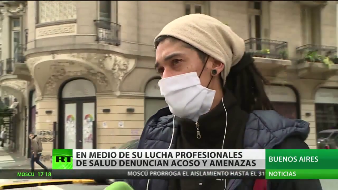 Profesionales de la salud argentinos denuncian acoso y amenazas