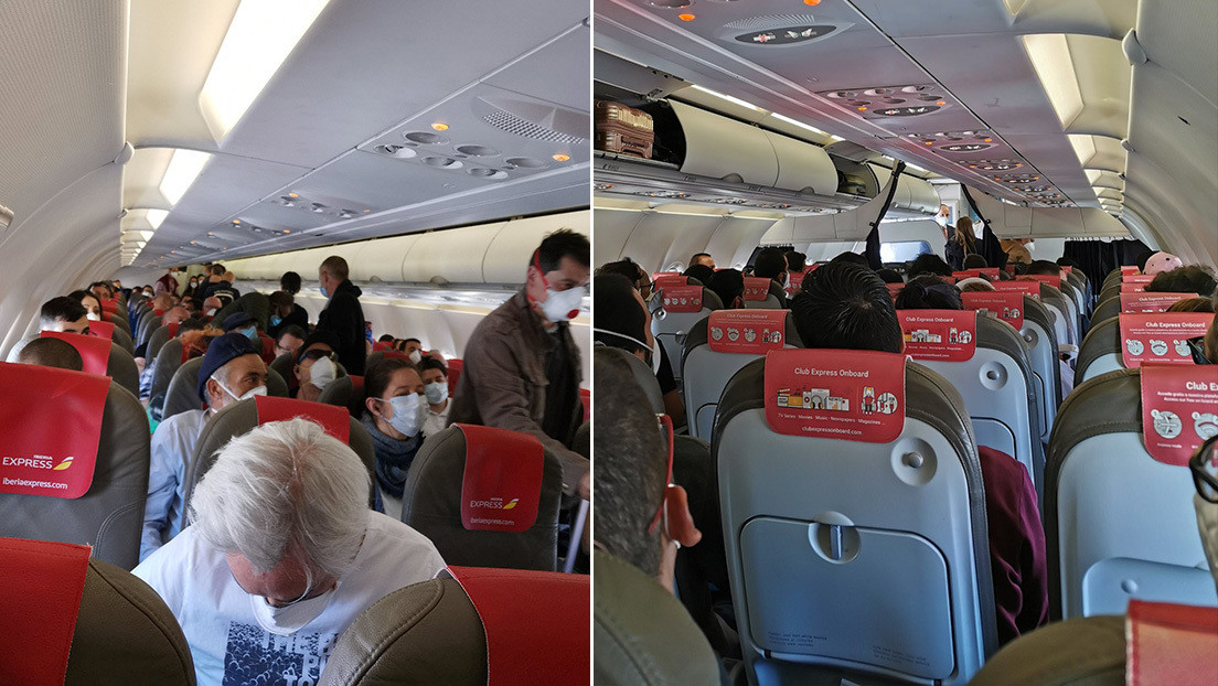 "El que se quiera bajar, que se baje": Un vuelo repleto de pasajeros entre Madrid y Gran Canaria hace estallar la polémica en medio de la pandemia